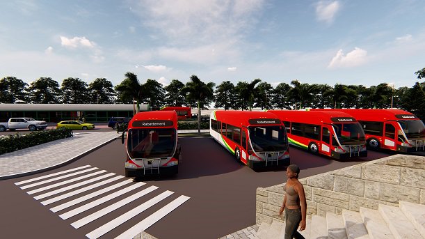 Projet BRT Dakar : les bus de rabattement