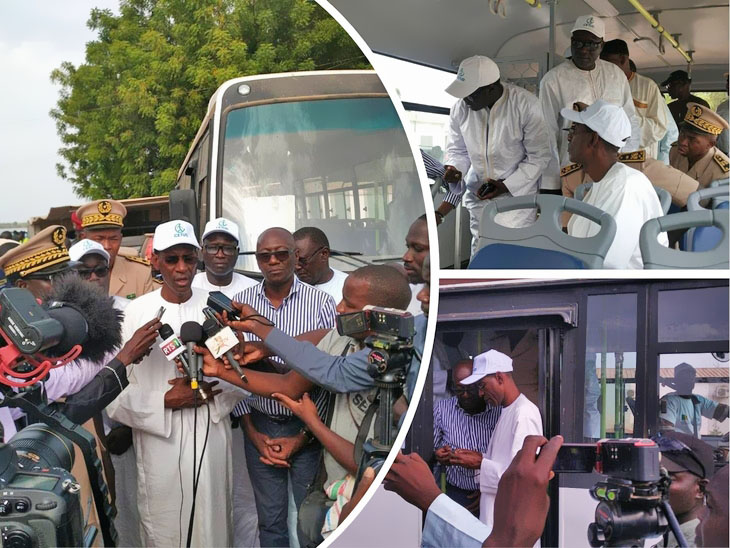 CETUD: Cérémonie de remise des clés de 5 minibus TATA neufs à Sédhiou