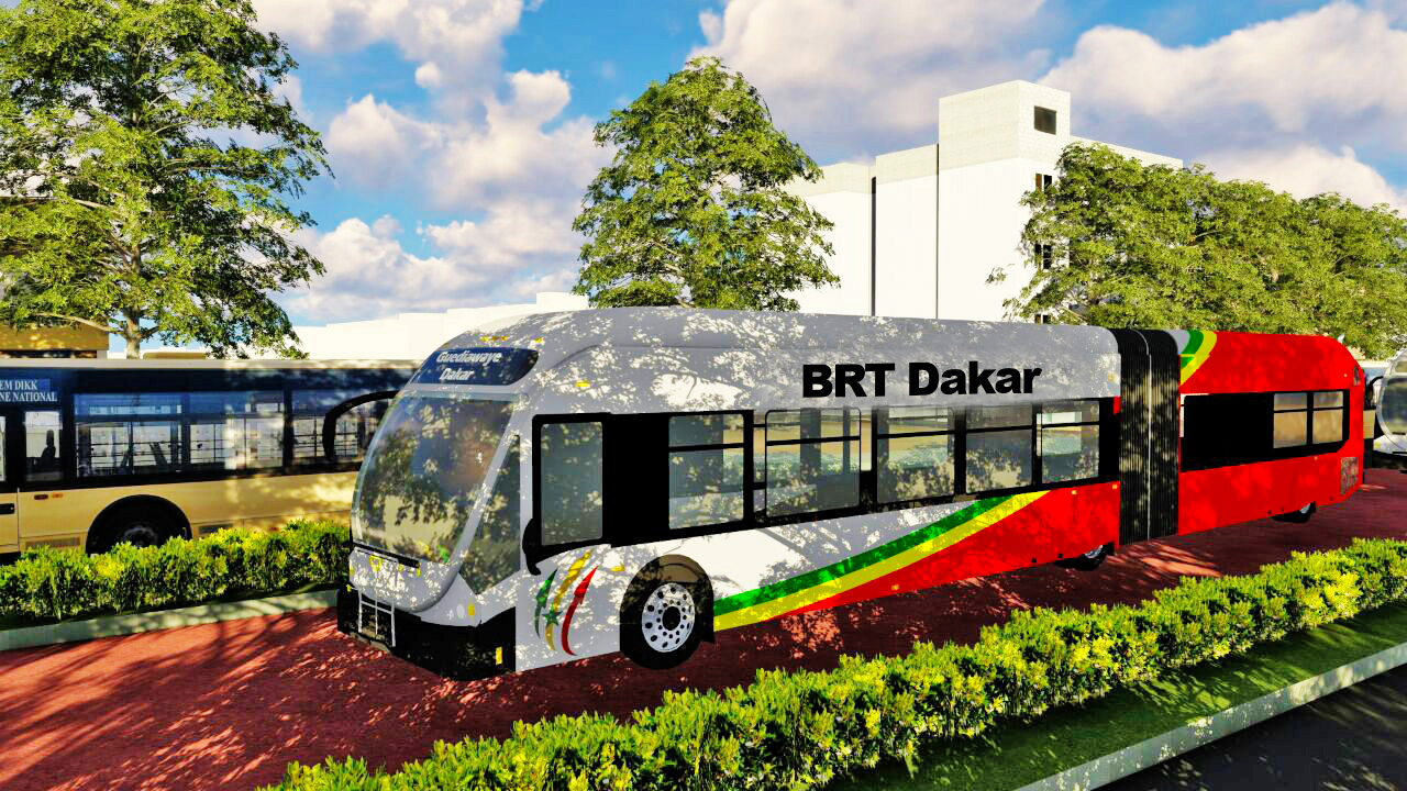 Projet BRT ou BHNS à Dakar